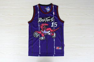Maillot De Basket Toronto Raptors Vince Carter 15 Eyed Tennis Fans Violet